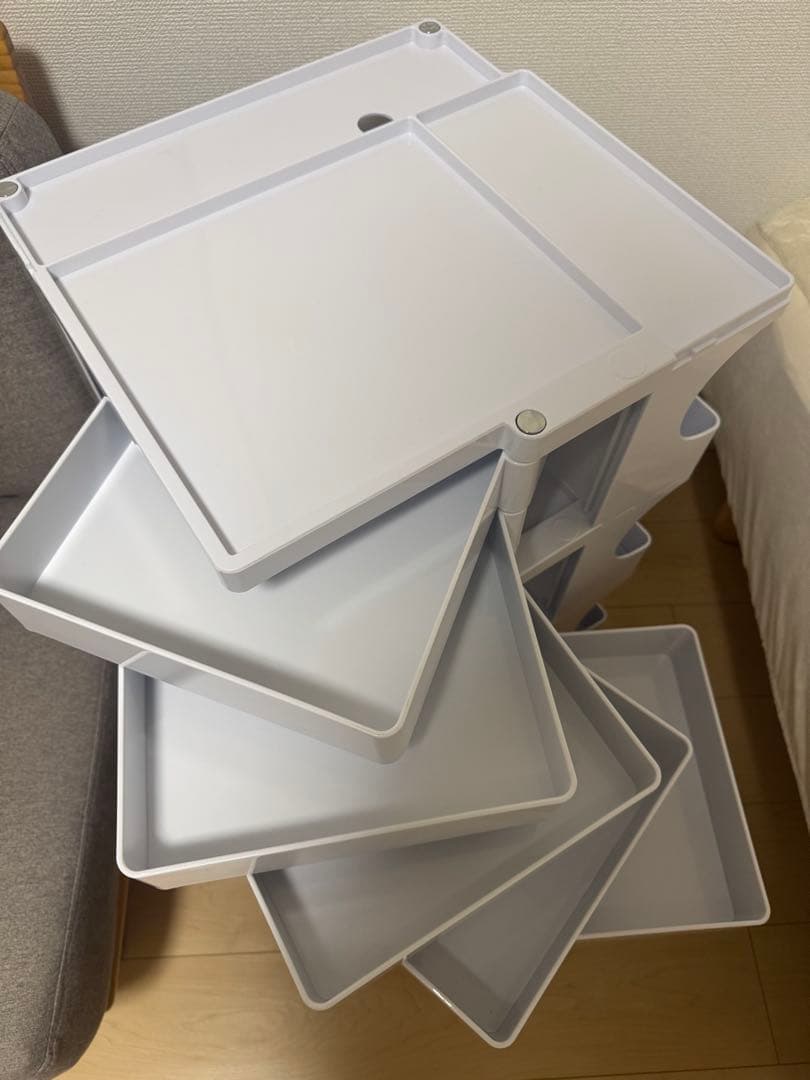 【Taishi商品】ホビーワゴン　ホワイト