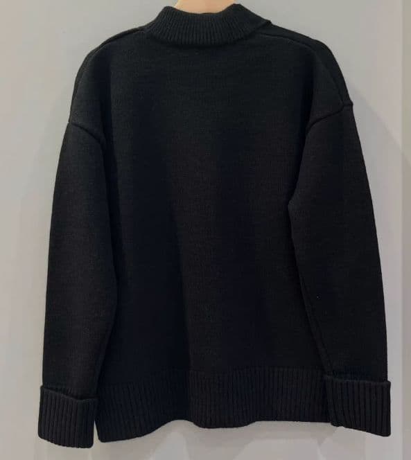 ✨新品✨ AMI PARIS ニットセーター ハート 男女兼用 ブラック S