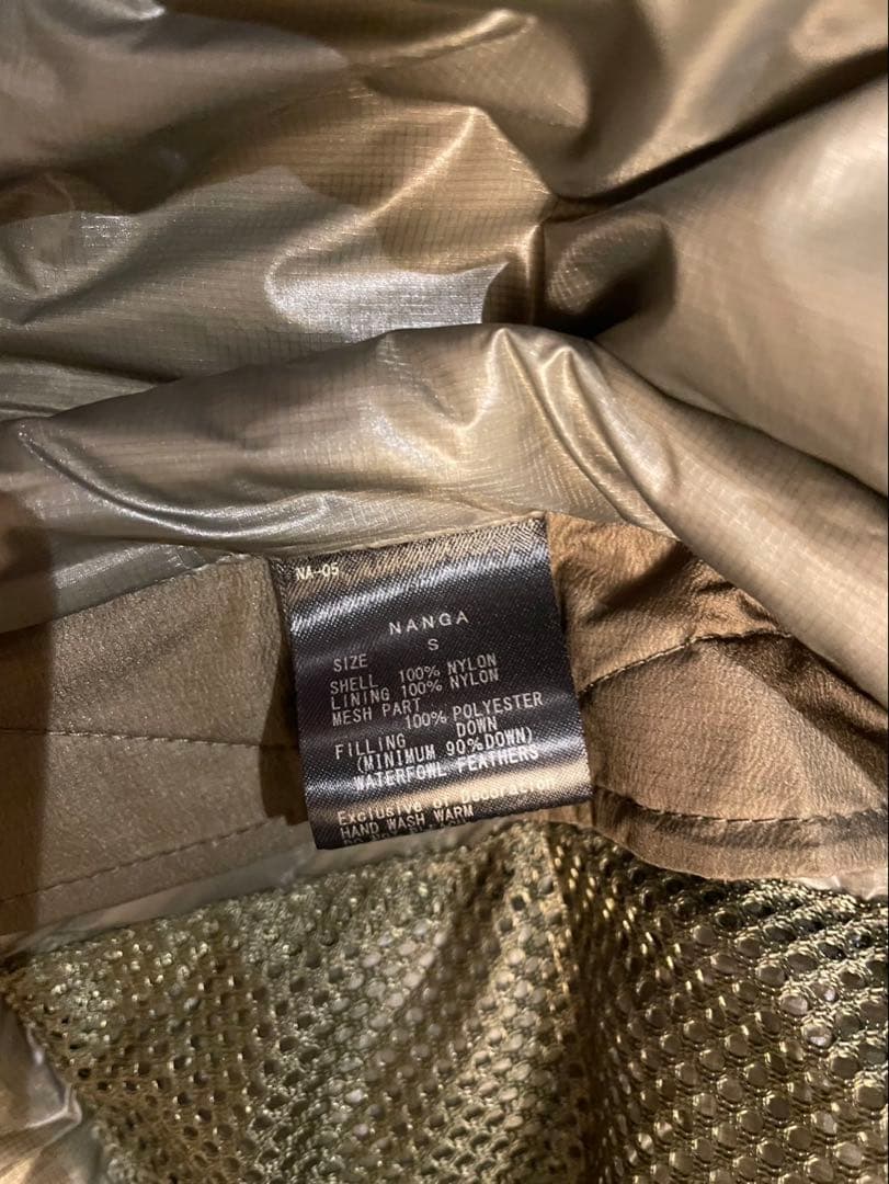 NANGA ENGINEERED GARMENTS ダウンジャケット Sサイズ