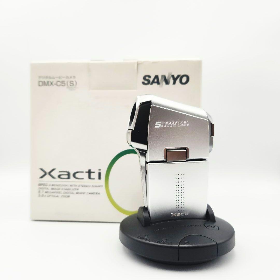 【希少】SANYO Xacti DMX-C5 ビデオカメラ 箱付き、付属品充実