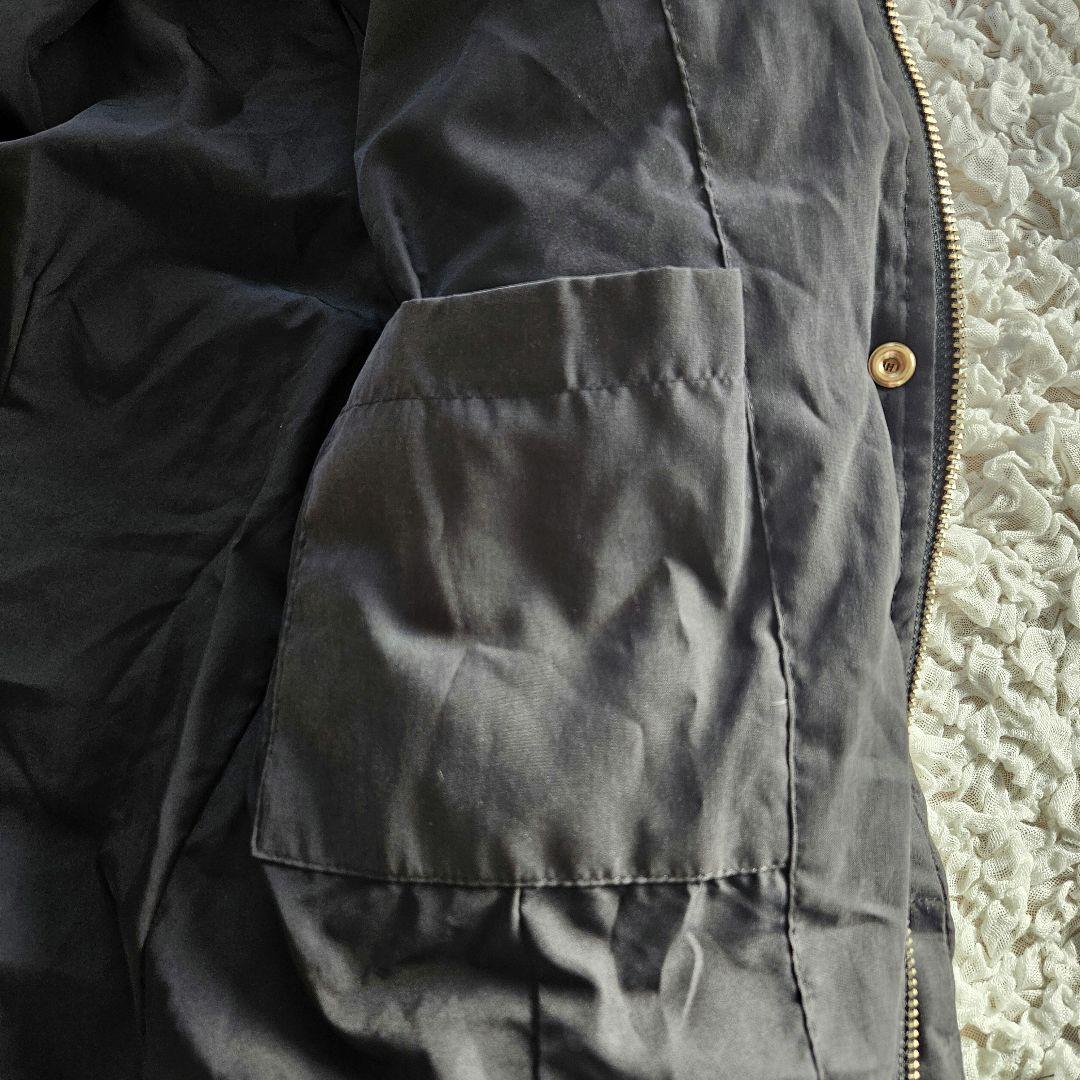 ​【La Mode】軽量ダウンコート 黒 サイズ40 ダウン90%　手洗い可能