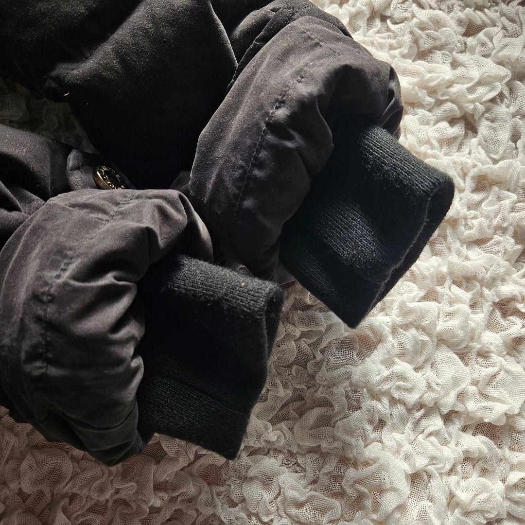 ​【La Mode】軽量ダウンコート 黒 サイズ40 ダウン90%　手洗い可能