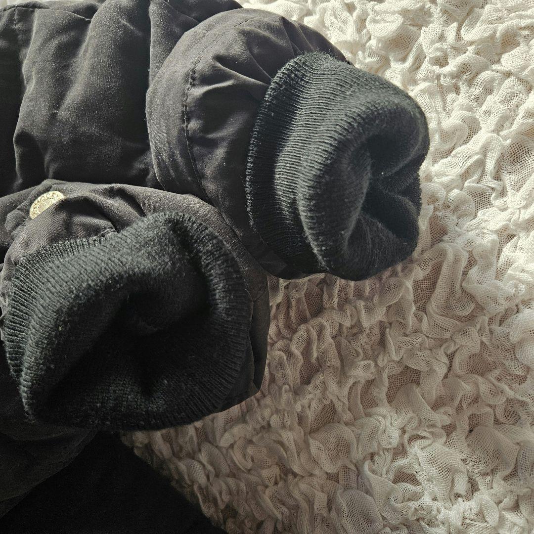 ​【La Mode】軽量ダウンコート 黒 サイズ40 ダウン90%　手洗い可能