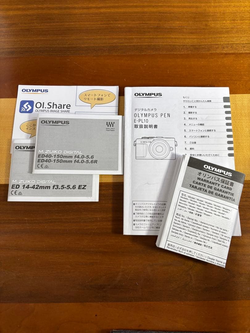 OLYMPUS PEN E-PL10キット レンズ2本付き+1本