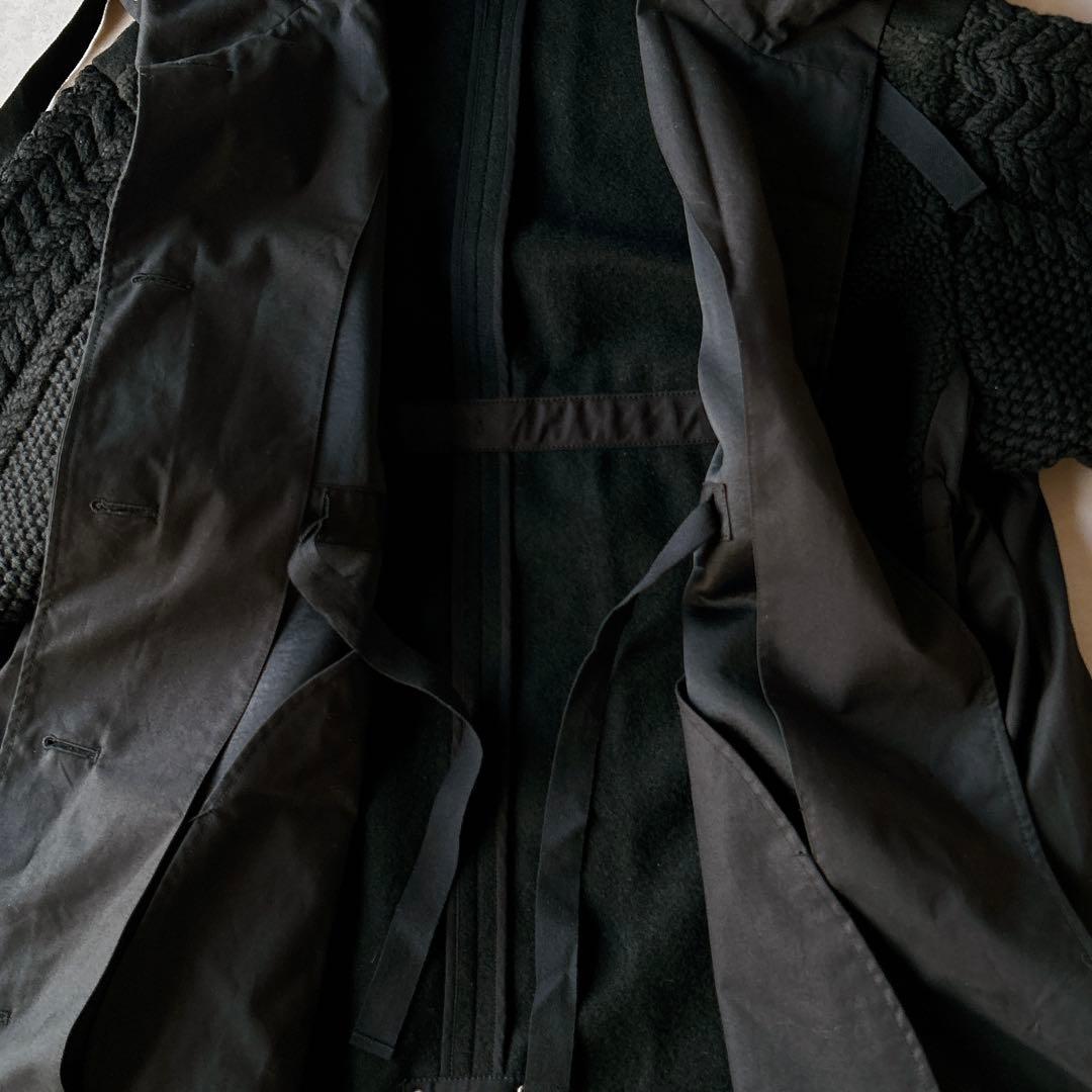 定価6.4万☆スタンブリー　 ロングコート　異素材MIX マキシ丈　モッズコート