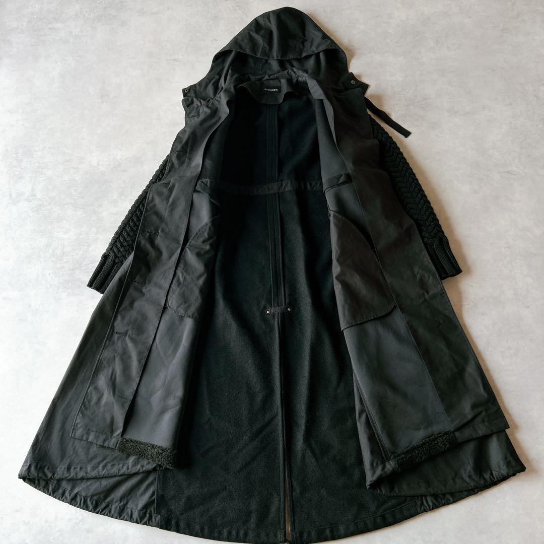 定価6.4万☆スタンブリー　 ロングコート　異素材MIX マキシ丈　モッズコート