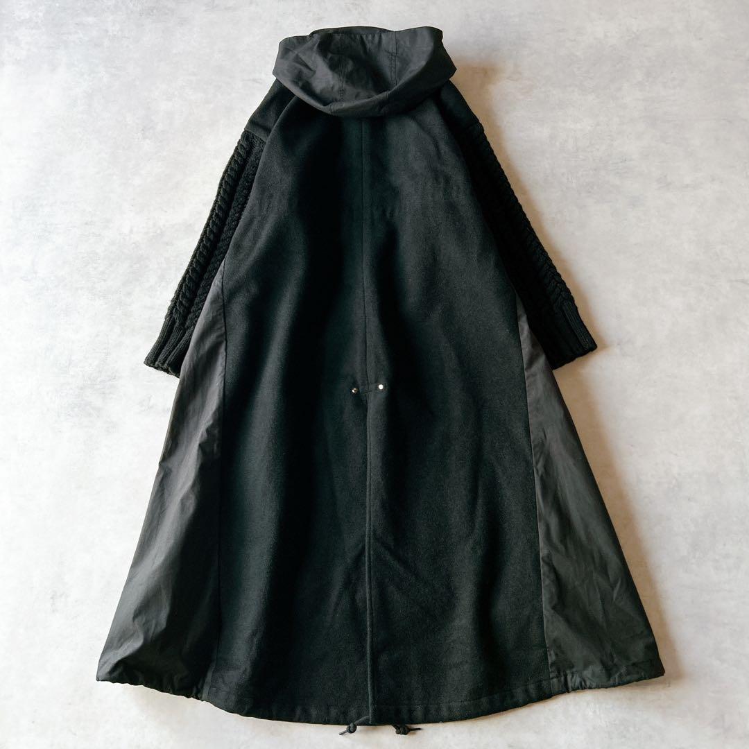 定価6.4万☆スタンブリー　 ロングコート　異素材MIX マキシ丈　モッズコート