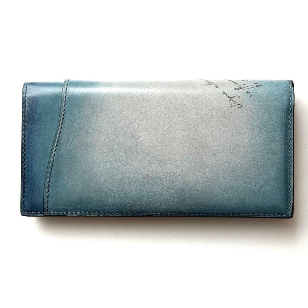 週末限定値下Berluti エスパス グラディアント フラップ ロングウォレット