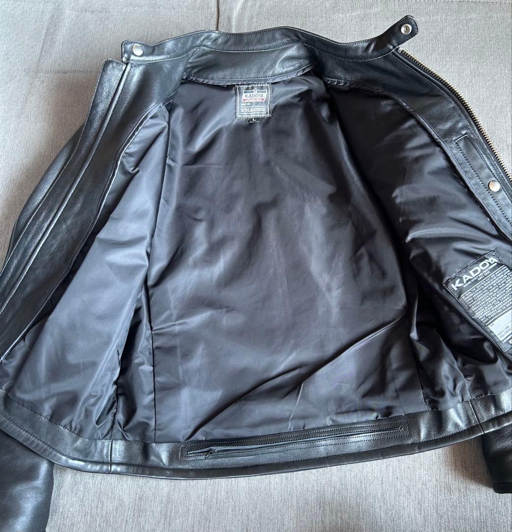 カドヤ(KADOYA)K'S LEATHER FPS-2-SFTレザーシングルL