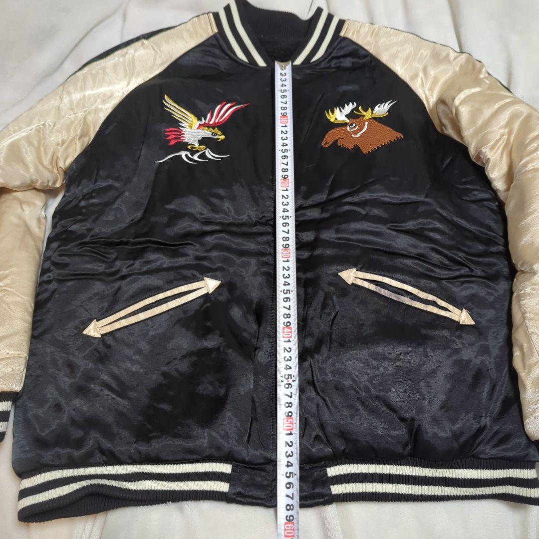 HOUSTON ヒューストン スカジャン リバーシブル ALASKA XL