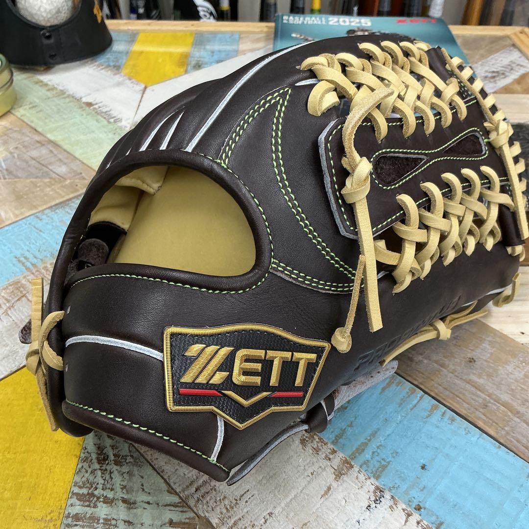 ゼットプロステイタス軟式野球グローブ　ウエルダーラベル　湯もみ型付けサービス