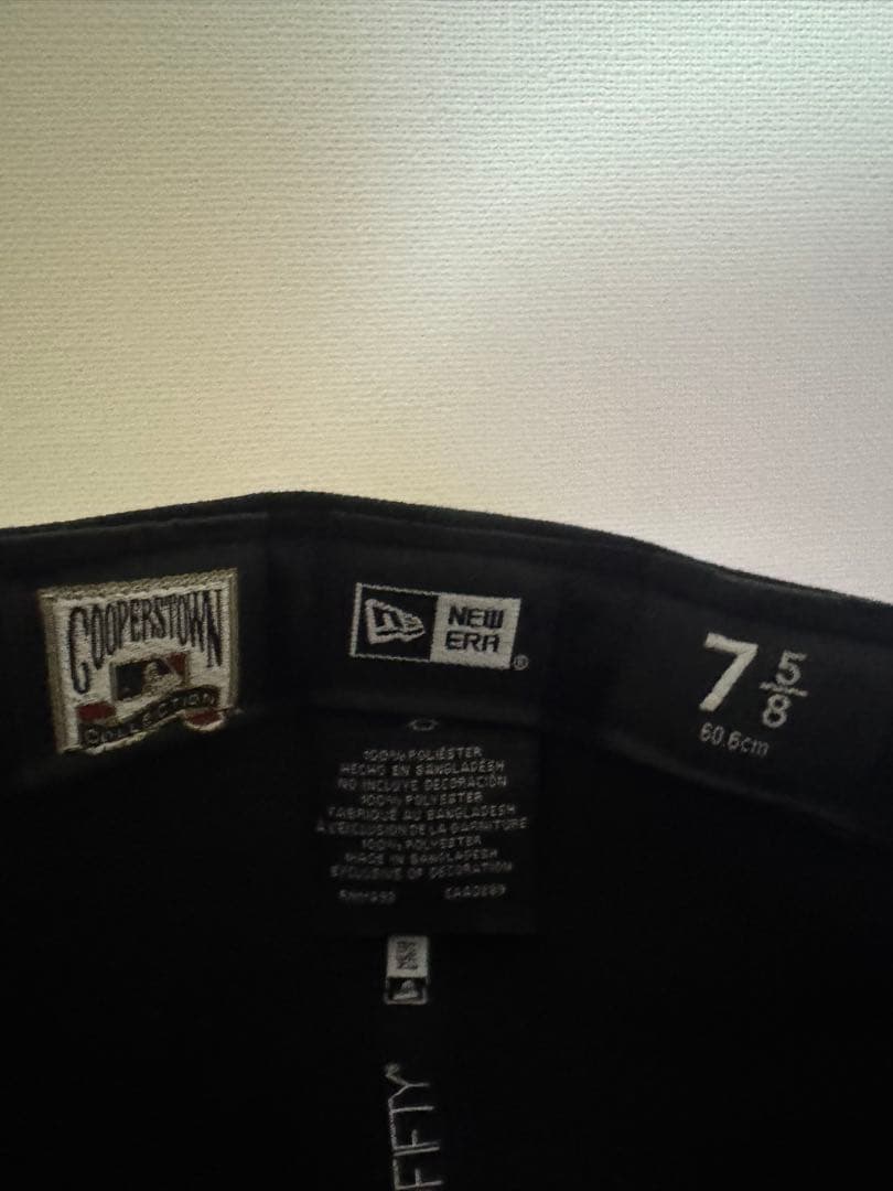 New Era インディアンズ ワフー黒金 Indians 7 5/8