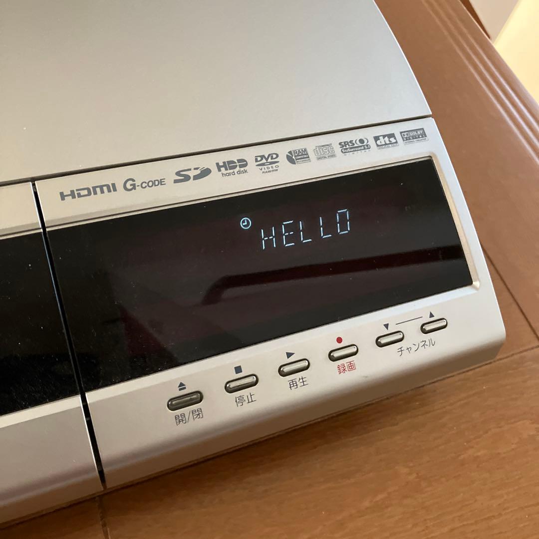 HITACHI WOOO HDD/DVDレコーダー DV-DH500Sリモコン付