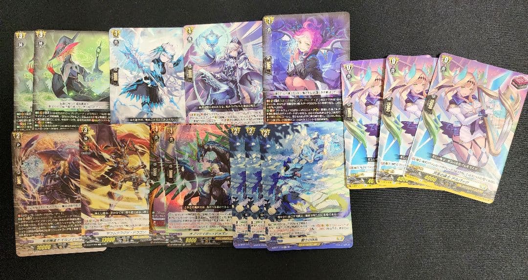 v*u様 ヴァンガード ルアード デッキ 調整パーツとスリーブ付き