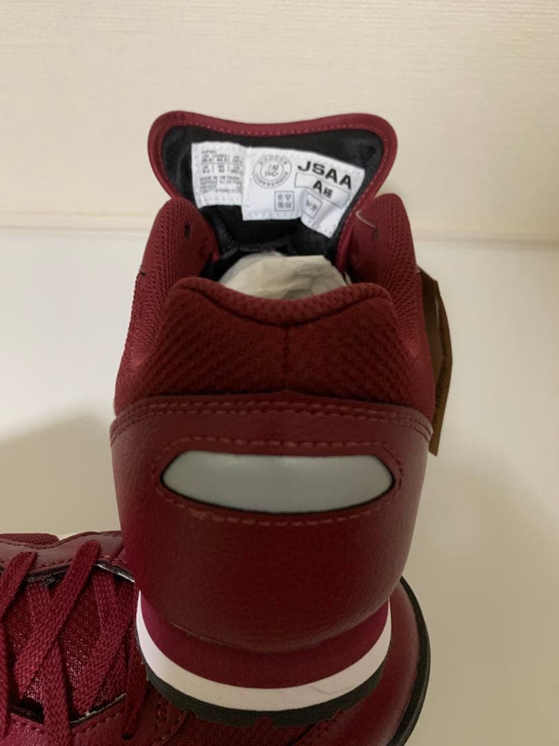 【ガチャピン】アシックス安全靴 チリフレーク×ホワイト 28.0cm