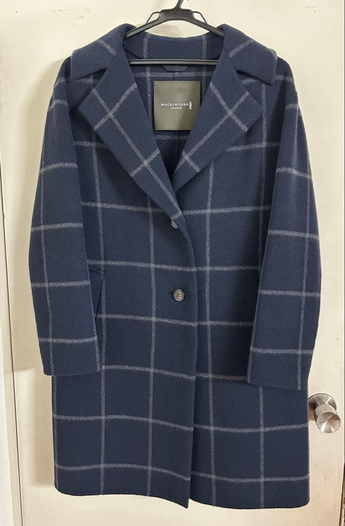 マッキントッシュ　ロンドン　チェスターコート　ウール　38