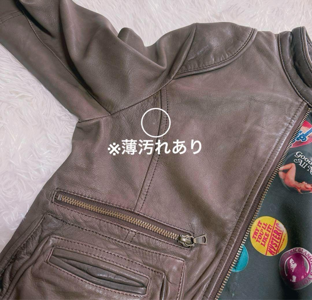【HYSTERIC GLAMOUR】レザージャケット　ライダース　山羊革　M