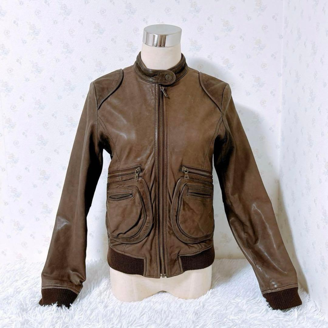 【HYSTERIC GLAMOUR】レザージャケット　ライダース　山羊革　M