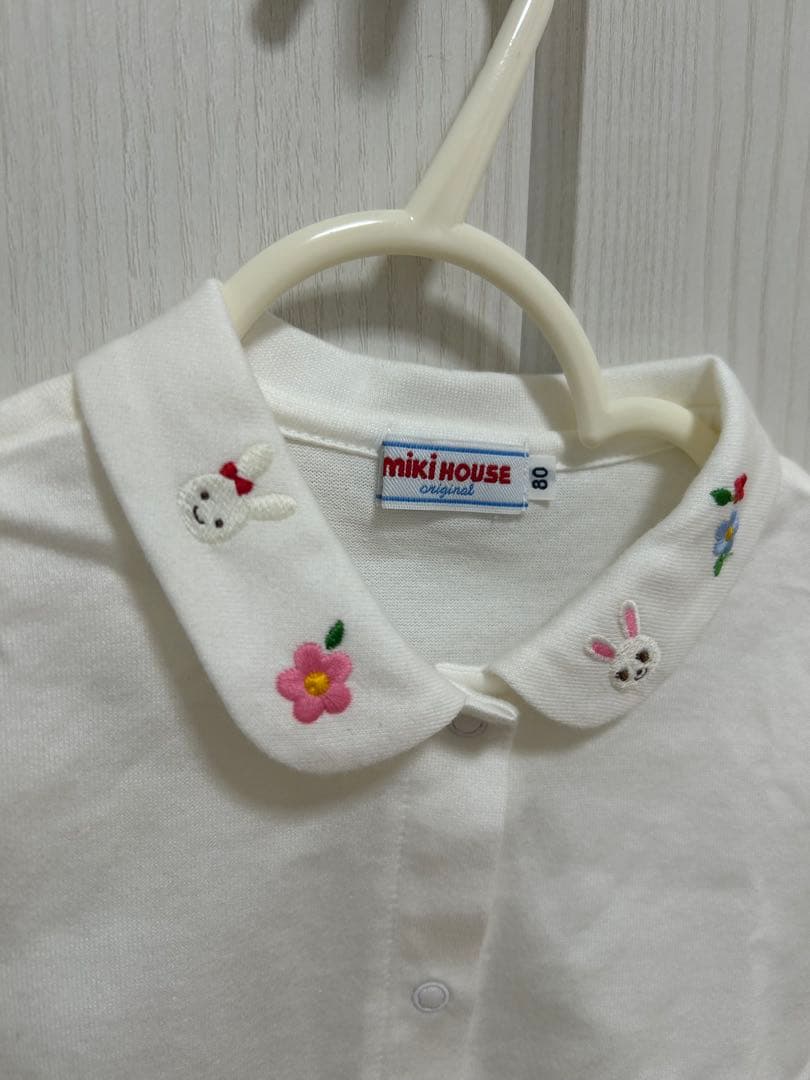 MIKI HOUSE ロンパース(シャツ付き)