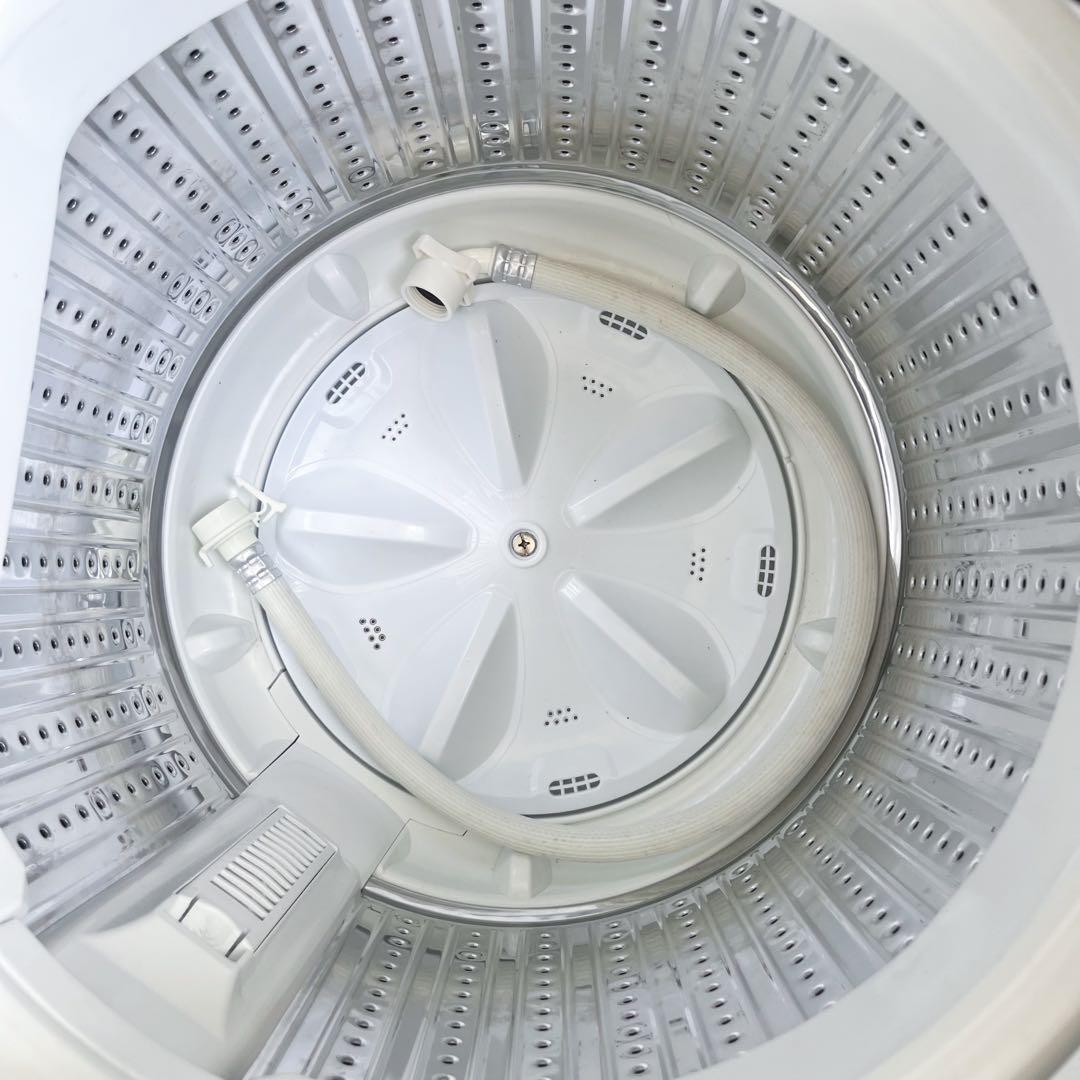 91取付無料！高性能スタイリッシュブラックおしゃれインテリア洗濯機！冷蔵庫