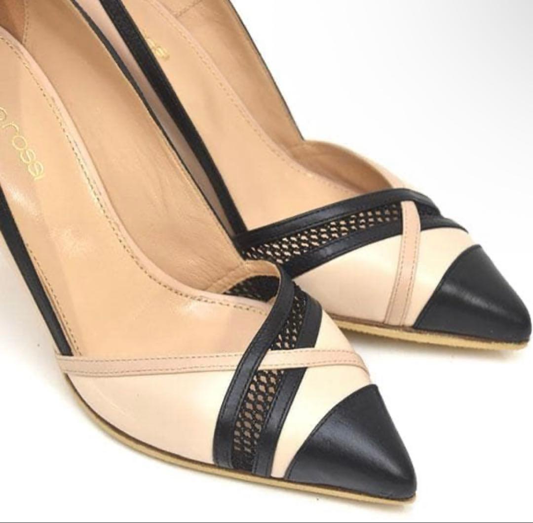 新品❤️セルジオロッシ クロス パンプス 35.5(約22.5)