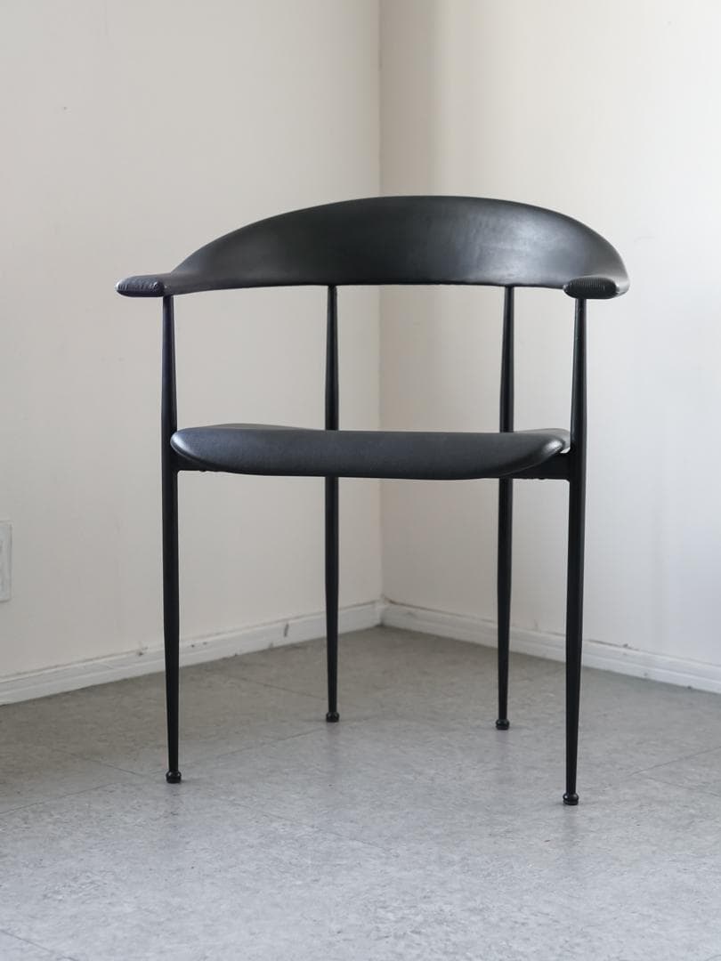 【mos】80's イタリア \"Fasem社\" アームチェア ポストモダン