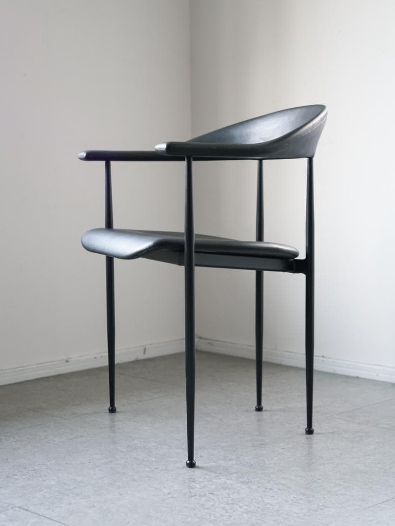 【mos】80's イタリア \"Fasem社\" アームチェア ポストモダン