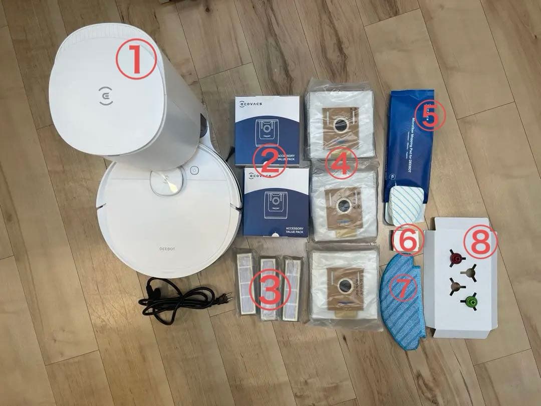 S*U様 エコバックス ECOVACS DEEBOT N8+ 付属品1万円相当
