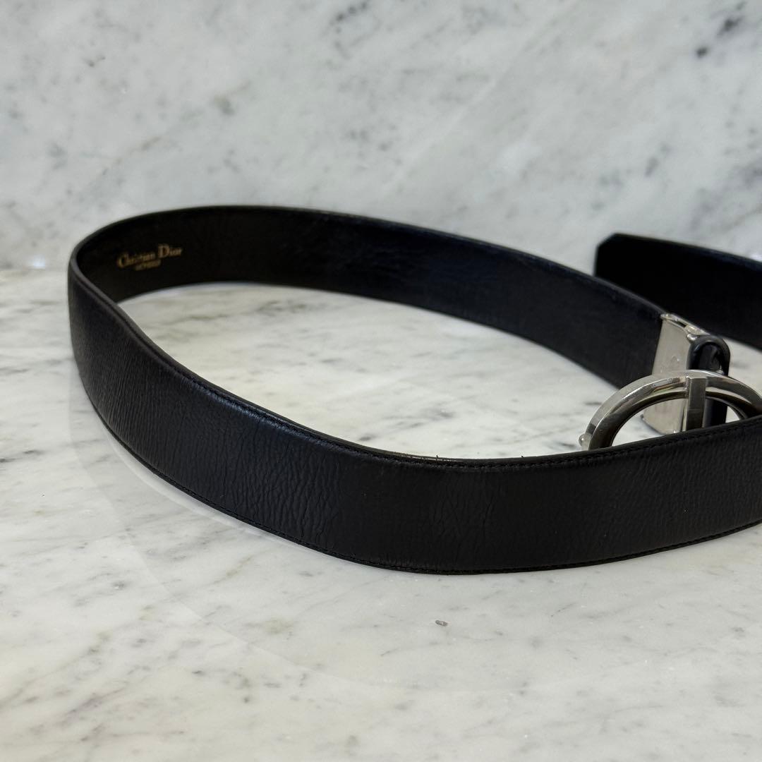 Christian Dior クリスチャンディオール ベルト 本革 レザー ロゴ