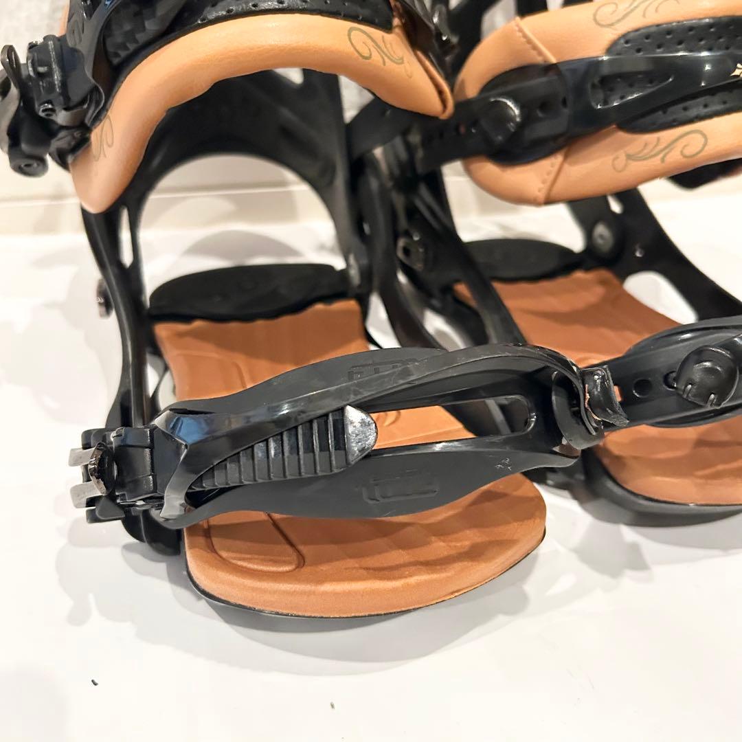 FLUX RL スノーボード ビンディング Mサイズ ブラック×ブラウン