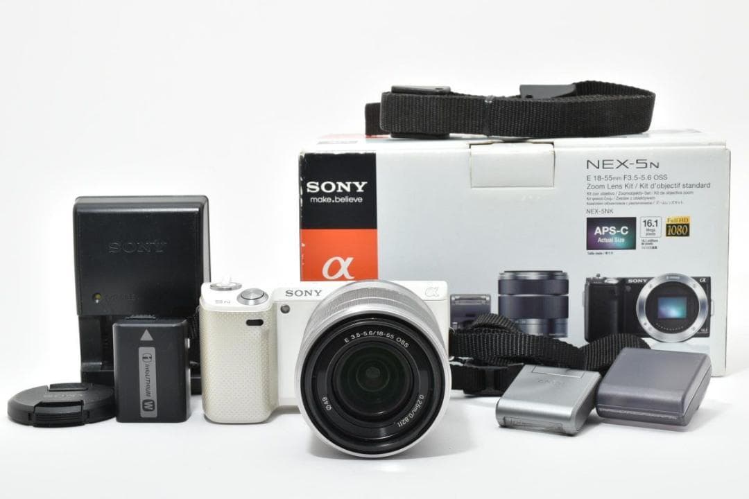 【箱付き】 SONY ソニー NEX-5N レンズキット ミラーレス一眼カメラ