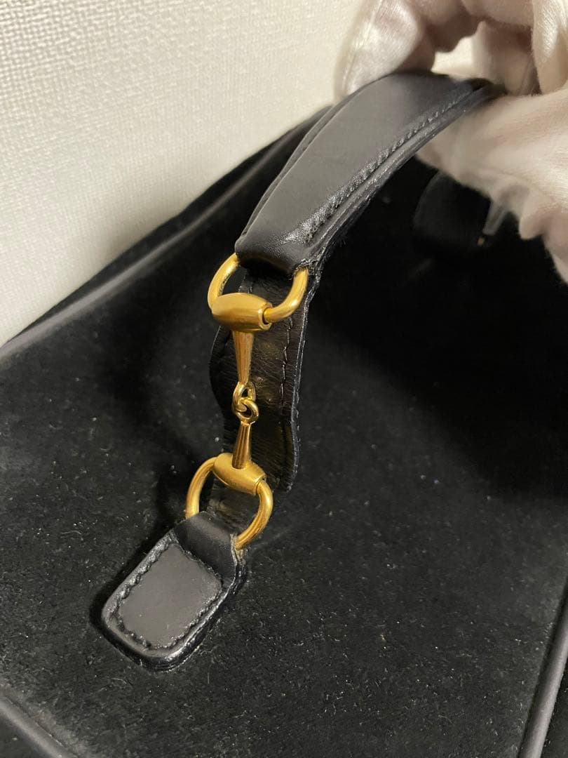 GUCCI バニティバッグ　スウェード　コスメポーチ