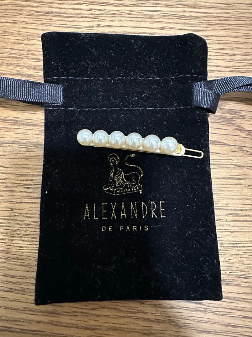 ALEXANDRE DE PARIS パール ヘアピン
