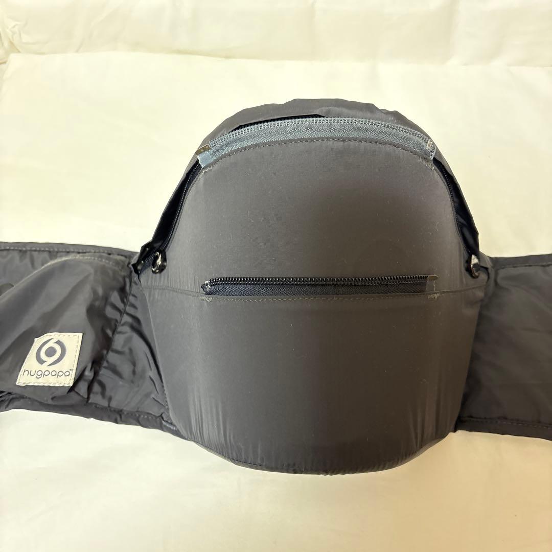 hugapapa 抱っこ紐 グレー 箱付き