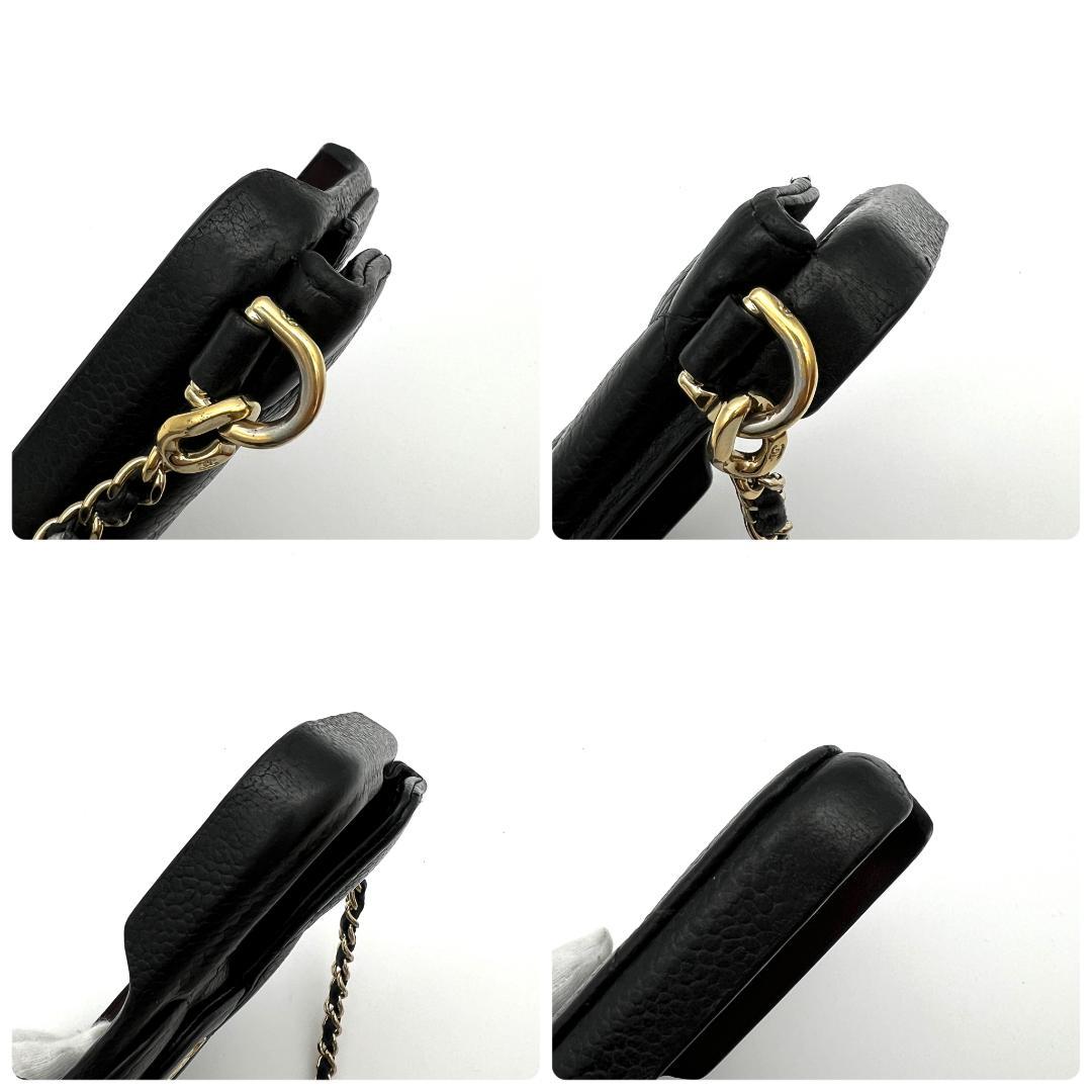 シャネル キャビアスキン マトラッセ iPhone 15 PRO A769