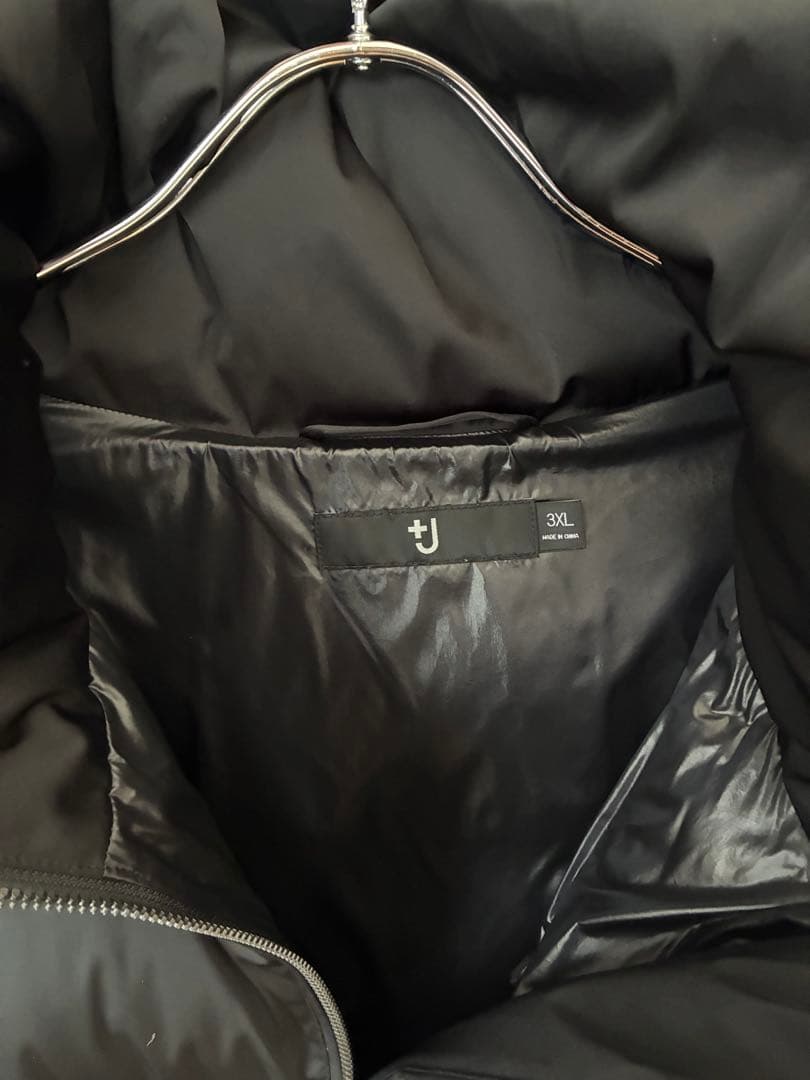 UNIQLO+J ジルサンダー ボリュームダウンジャケット黒 3XL