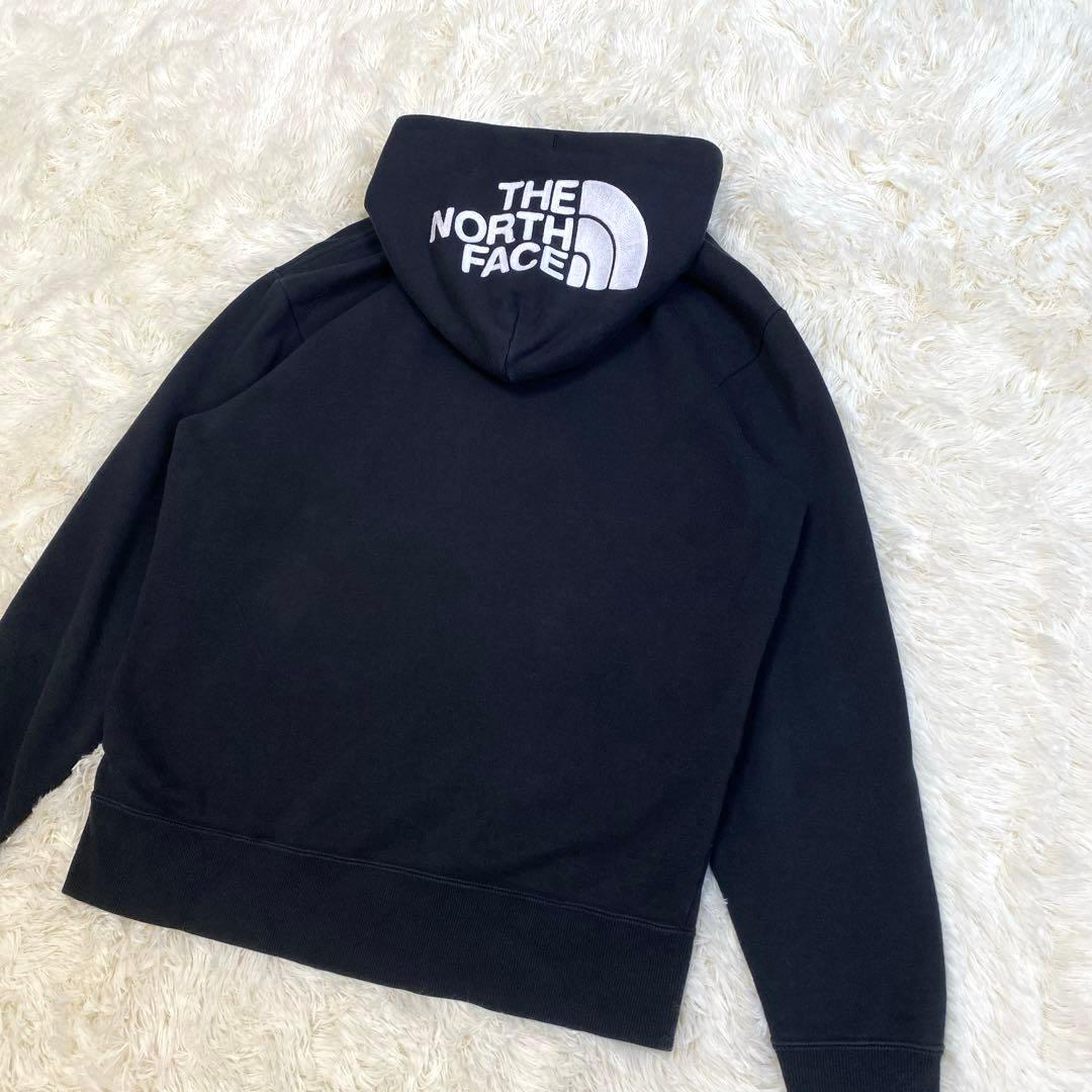 ✨良品✨ノースフェイス パーカー M ブラック リアビューフルジップフーディ