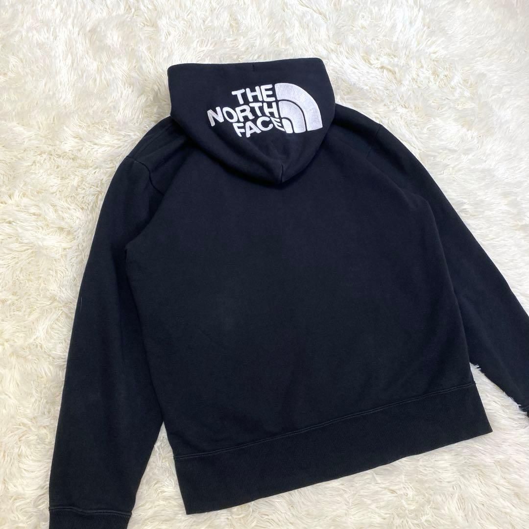 ✨良品✨ノースフェイス パーカー M ブラック リアビューフルジップフーディ