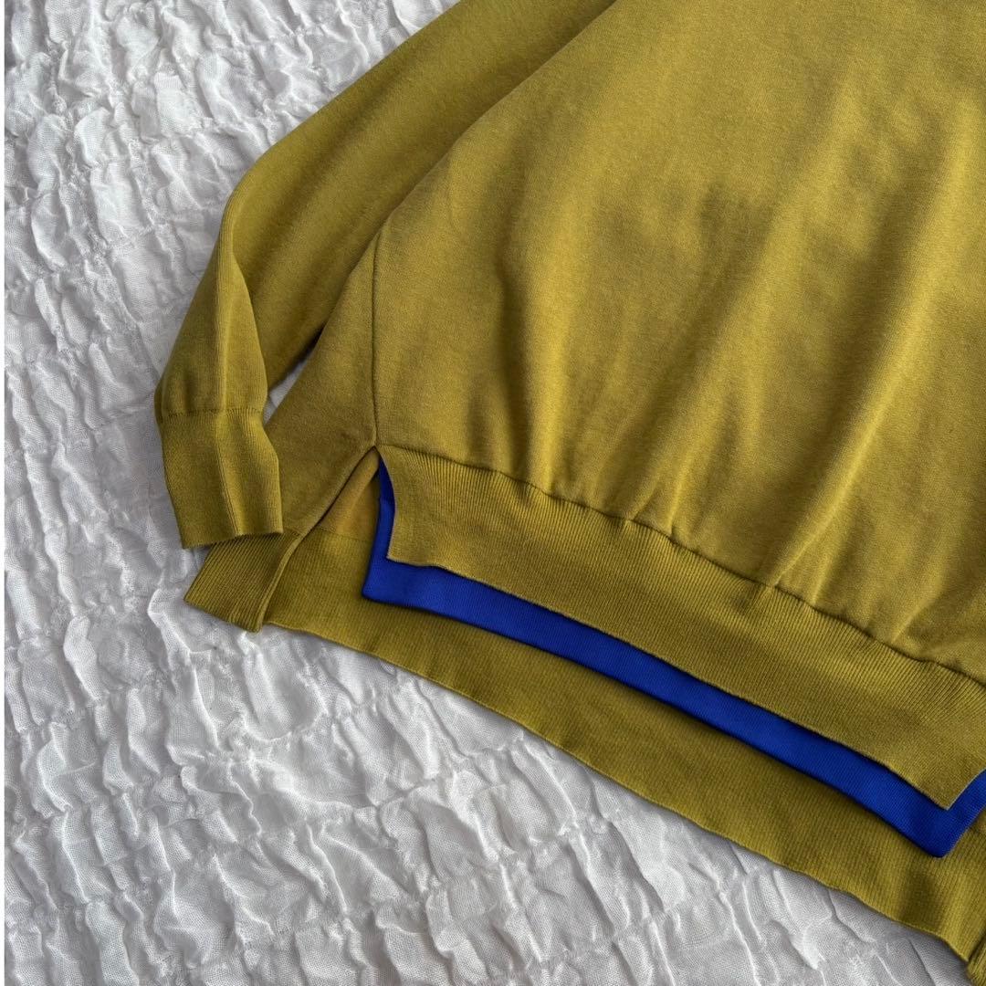 【美品】 エンフォルド ニット バイカラー 配色ニット セーター