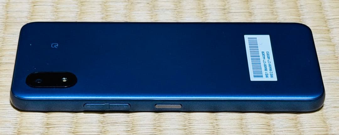 【中古未使用】 かんたんスマホ4 本体 ブルー