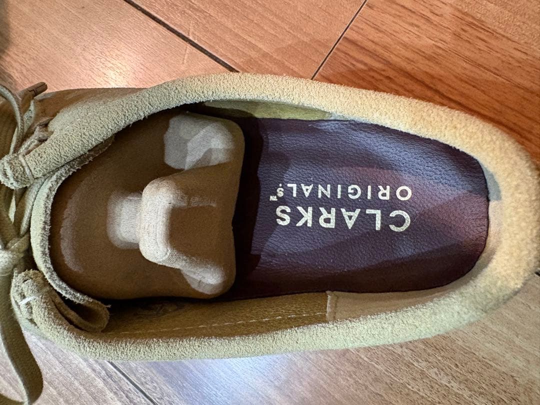 【極美品】CLARKS ORIGINALS ベージュ クラークス　ワラビーUK5