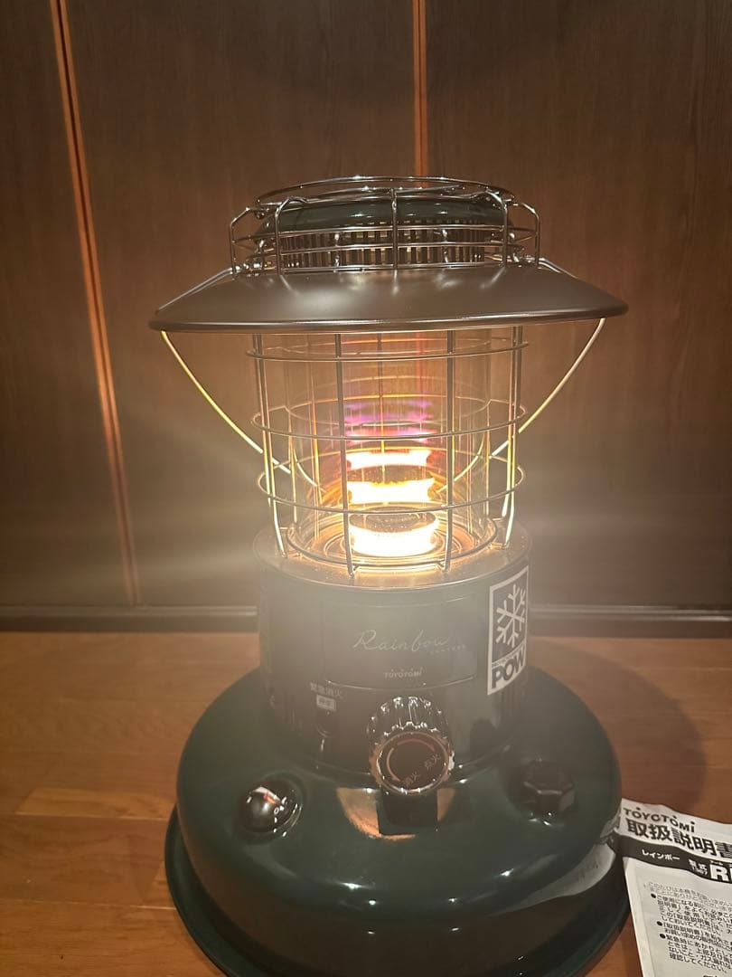 本日点火確認済み　五徳付き　トヨトミ　レインボーストーブRL-251 21年式