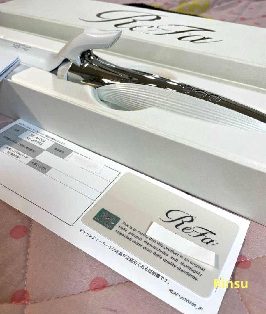 ヘアアイロン ReFa RE-AG00A WHITE