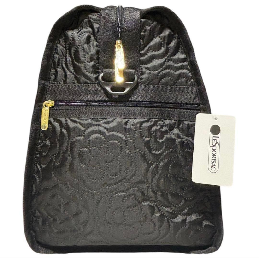 くにともぎゅうさん専用 ボストンバッグ ブラック　パフィーブロッサムズ　黒　花柄