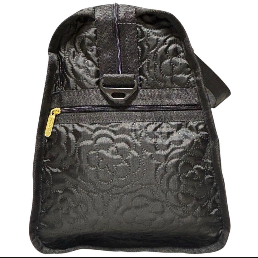 くにともぎゅうさん専用 ボストンバッグ ブラック　パフィーブロッサムズ　黒　花柄