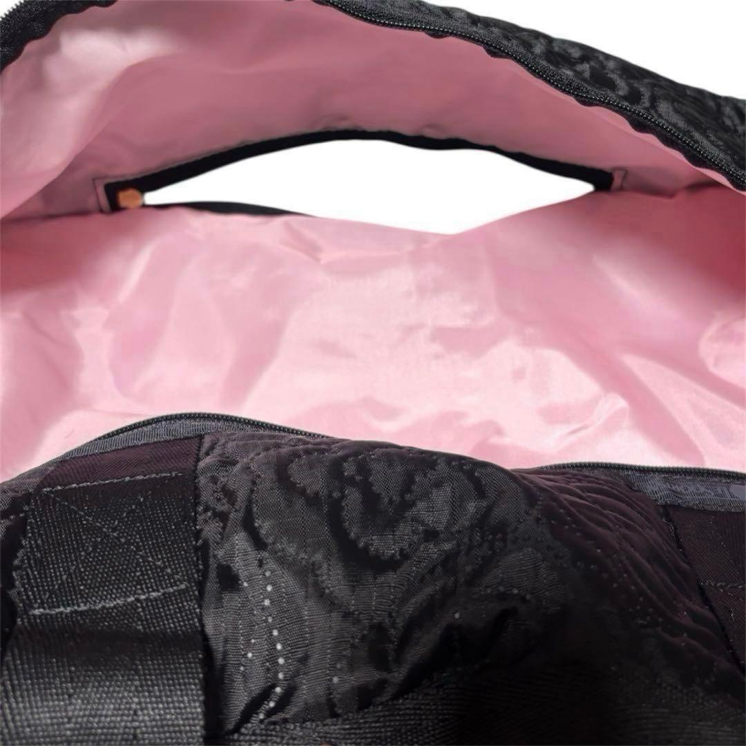 くにともぎゅうさん専用 ボストンバッグ ブラック　パフィーブロッサムズ　黒　花柄