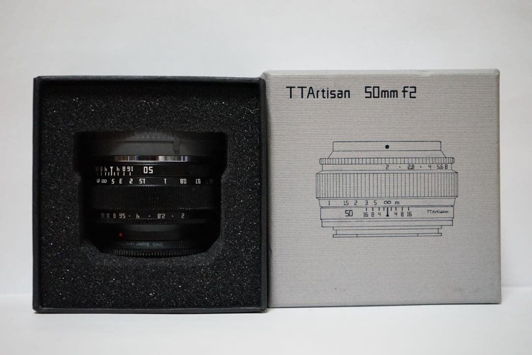 値下げTTArtisan 50mm f/2 F2 ソニーEマウントフィルター付