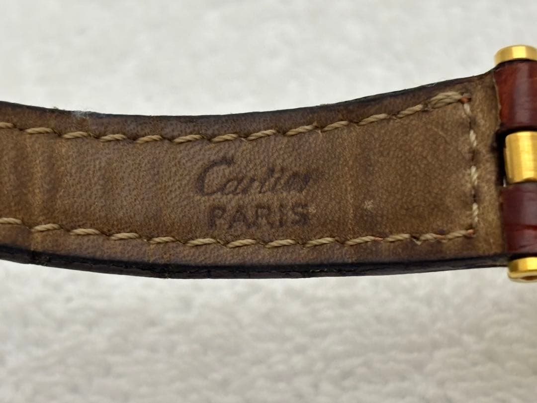 【美品】カルティエ マストヴァンドーム SM クォーツ【590004】【稼働品】