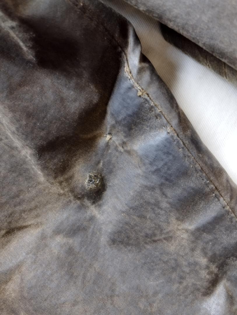 雰囲気抜群　Barbour　２ワラント　 solwayzipper　８０’ｓ