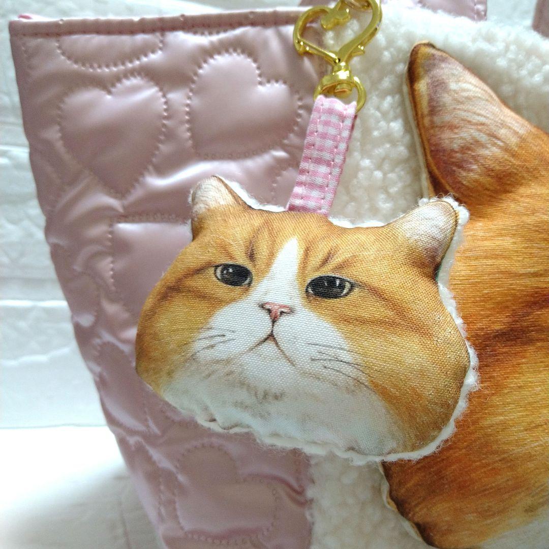 ね*ふ様 コヤンイサムチョン☆スクエアトートバッグ　もこもこボア＆メタルハート